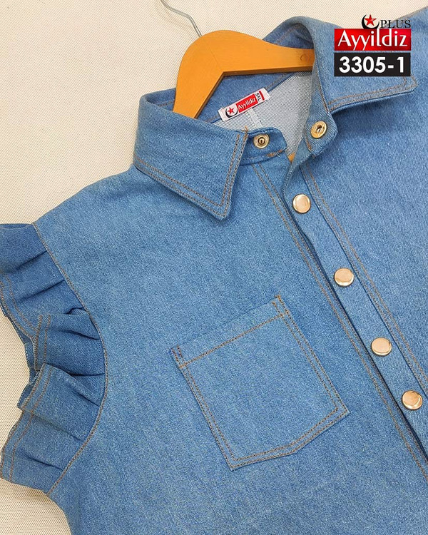 تونیک لی شسته شده زنانه سایز بزرگ کد 3305