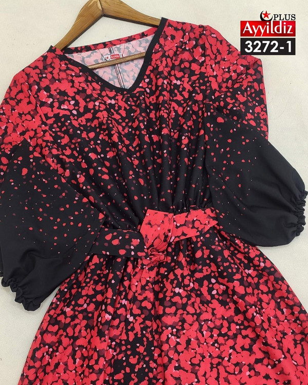 پیراهن مجلسی زنانه سایز بزرگ کد 3272