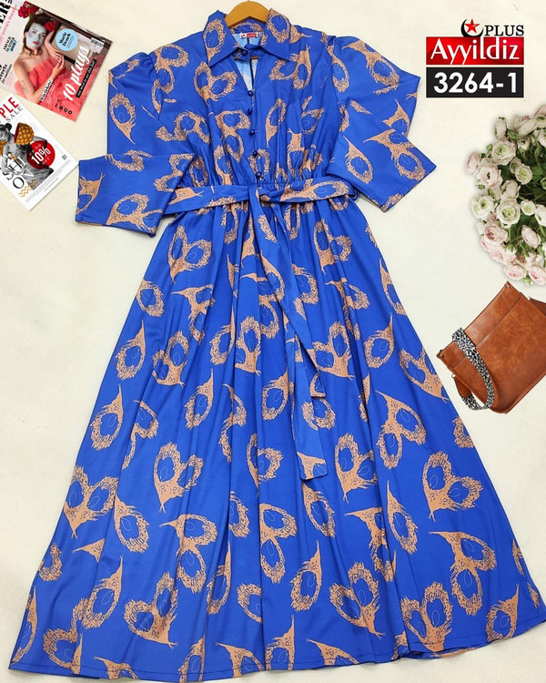 پیراهن مجلسی زنانه سایز بزرگ کد 3264