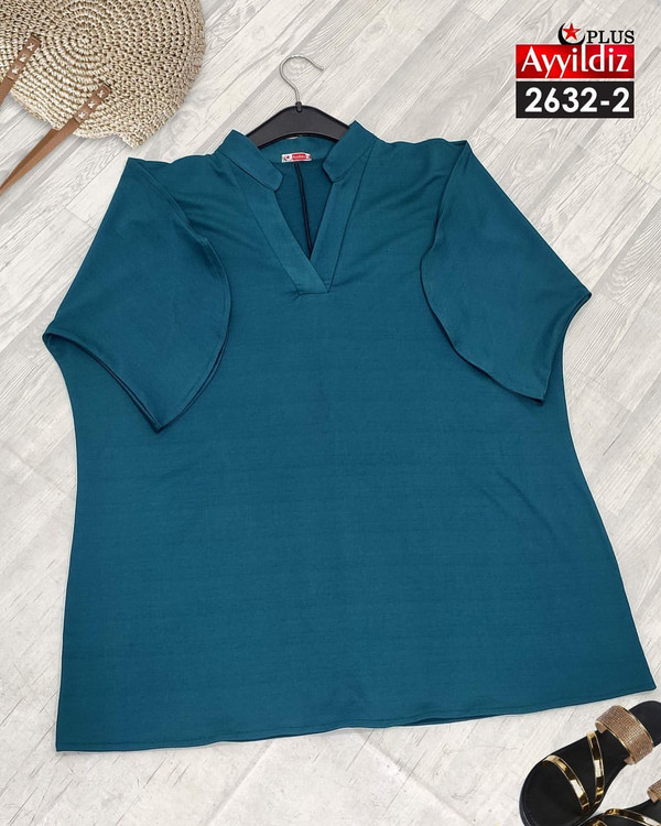 شومیز مجلسی زنانه سایز بزرگ کد 2632