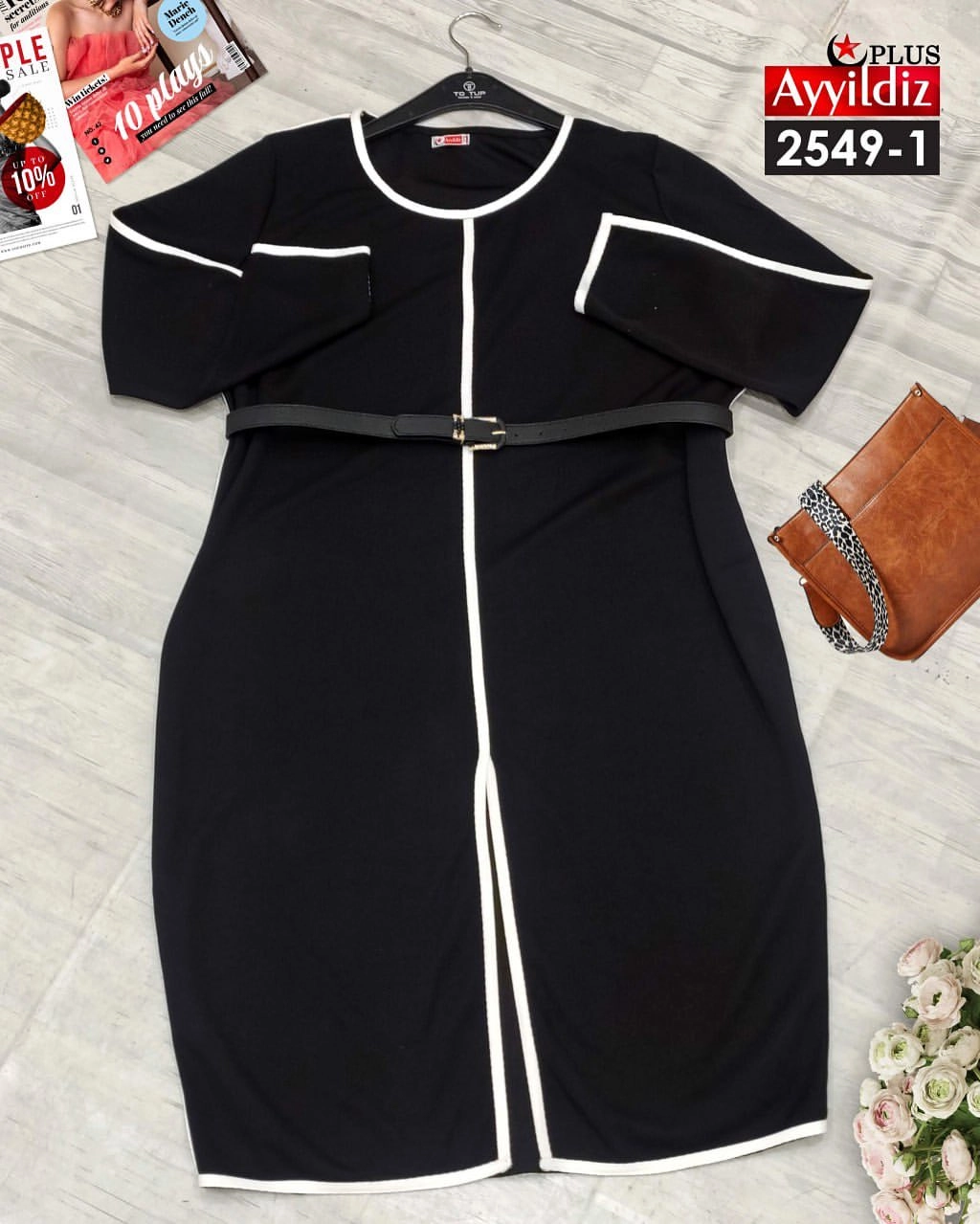 پیراهن مجلسی زنانه سایز بزرگ کد 2549