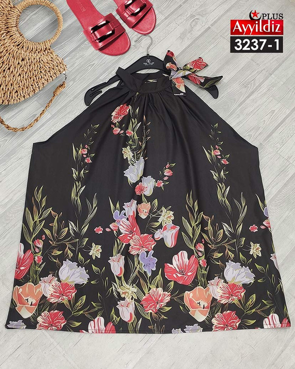 شومیز مجلسی زنانه سایز بزرگ کد 3237