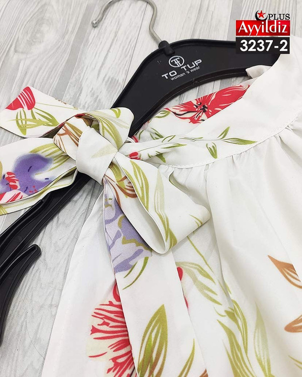 شومیز مجلسی زنانه سایز بزرگ کد 3237