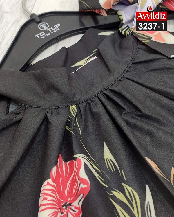 شومیز مجلسی زنانه سایز بزرگ کد 3237