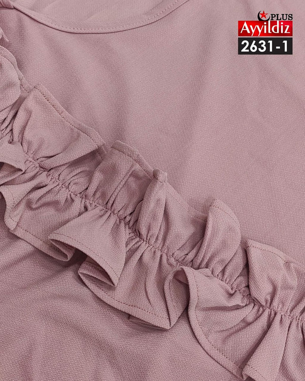 پیراهن/مانتو جلو بسته ازاد سایز بزرگ کد 2631