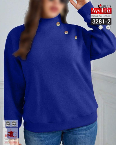 بلوز زنانه سایز بزرگ کد 3281