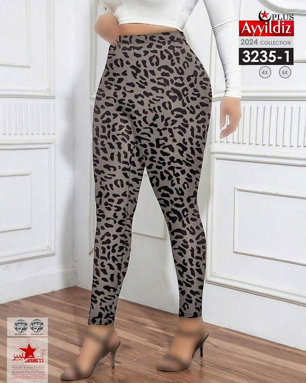 شلوار لگ زنانه سایز بزرگ کد 3235