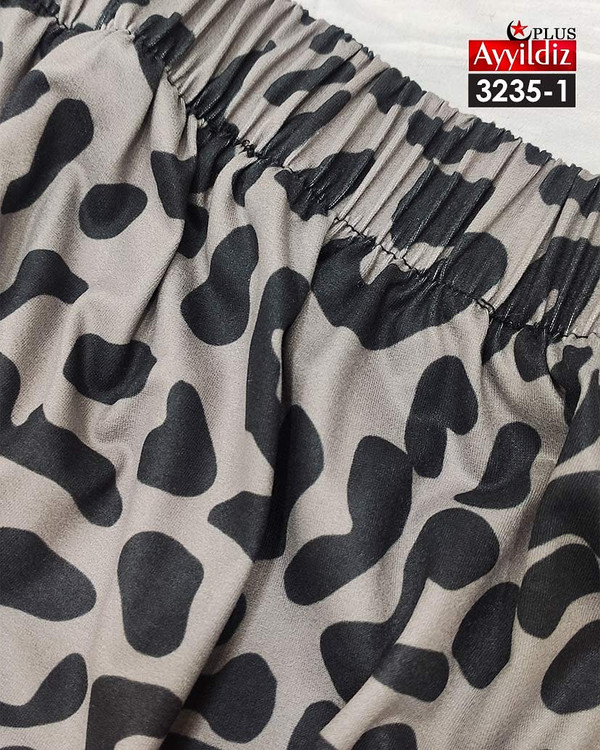 شلوار لگ زنانه سایز بزرگ کد 3235