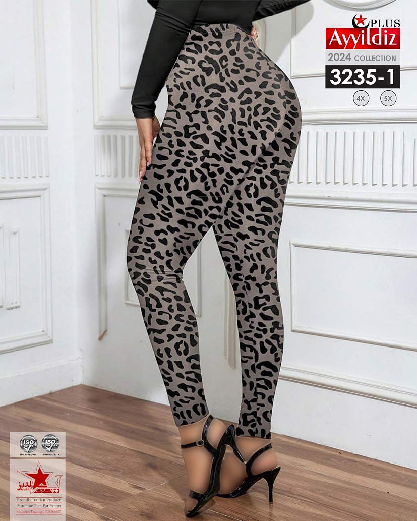 شلوار لگ زنانه سایز بزرگ کد 3235