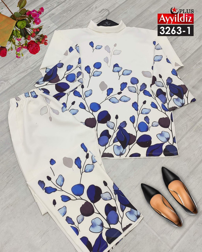 ست بلوز شلوار مجلسی سایز بزرگ کد 3263