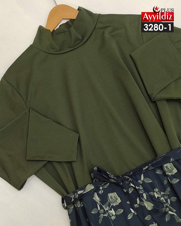 پیراهن مجلسی زنانه سایز بزرگ کد 3280