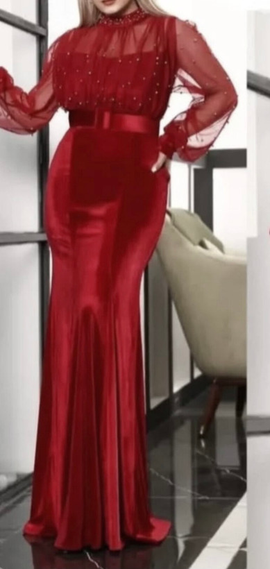 لباس مجلسی و شب ماکسی مدل فرشته ٣
