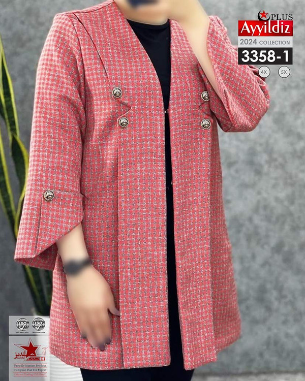 مانتو کتی مجلسی زنانه کد 3358