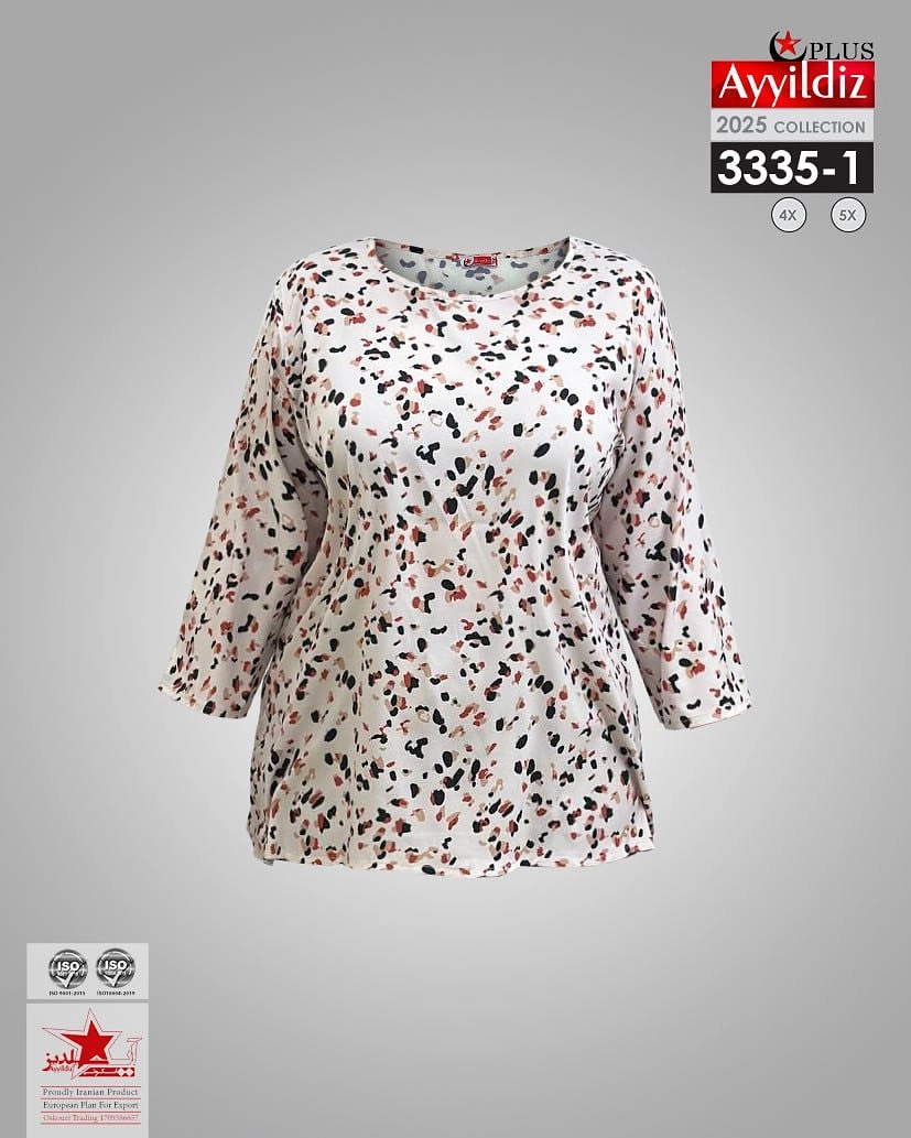 شومیز مجلسی زنانه ساز بزرگ کد 1_3335