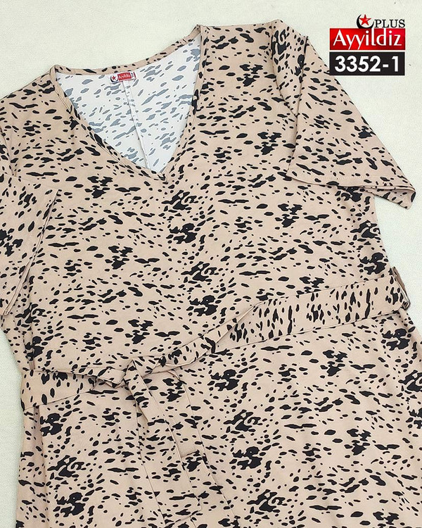 پیراهن مجلسی زنانه سایز بزرگ کد 3352