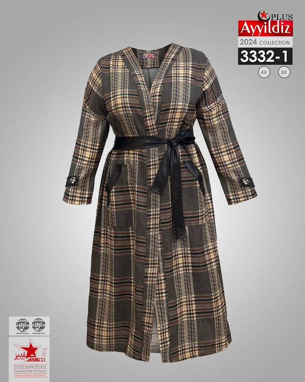 پالتو بارانی شانتون سایز بزرگ کد 3332