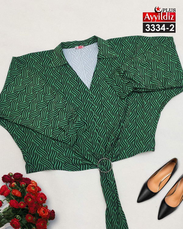 شومیز مجلسی زنانه سایز بزرگ کد 3334/3