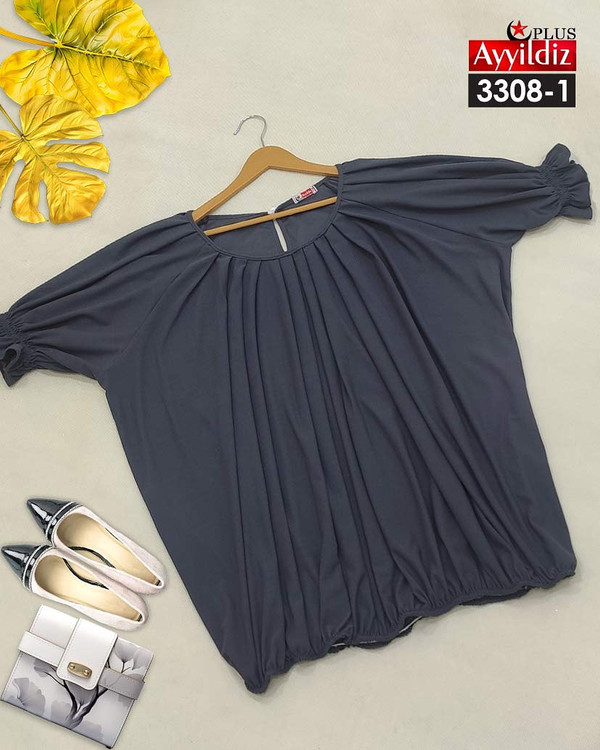 شومیز مجلسی زنانه سایز بزرگ کد 3308