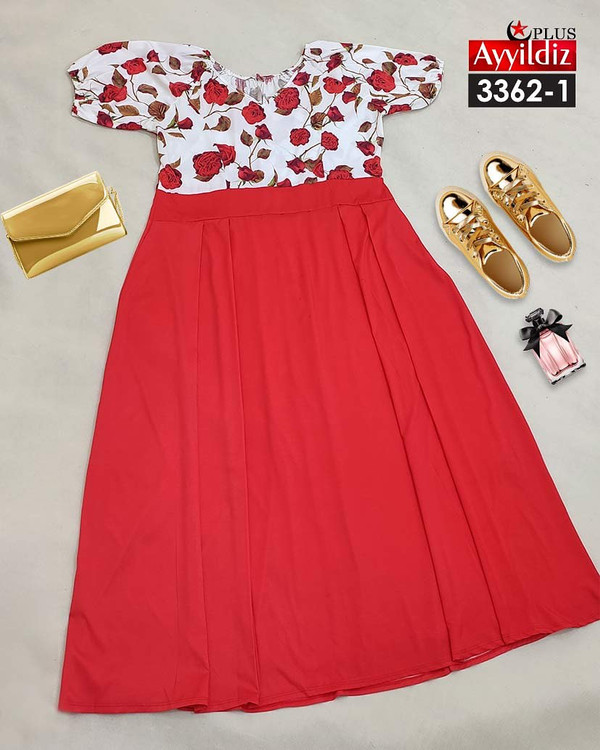 پیراهن مجلسی زنانه سایز بزرگ کد 3362