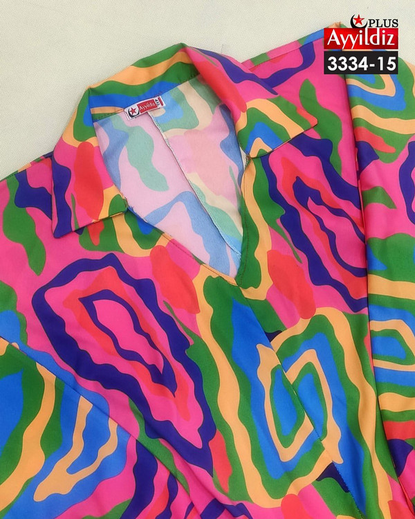 شومیز مجلسی زنانه سایز بزرگ کد 9_3334