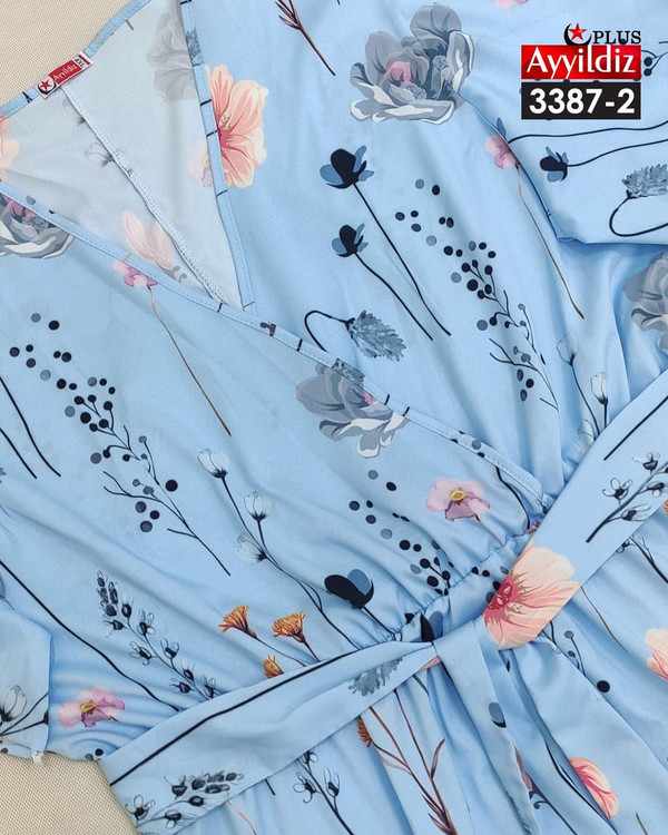 پیراهن مجلسی زنانه سایز بزرگ کد 3387