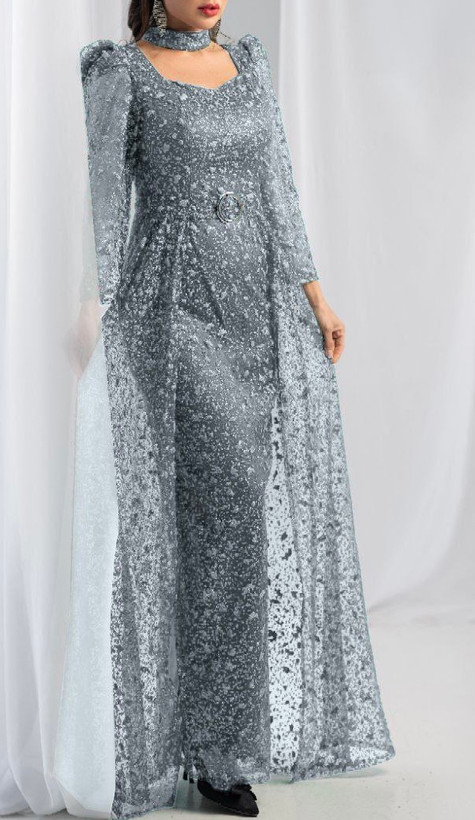 لباس مجلسی و شب ماکسی مدل گندم ٢