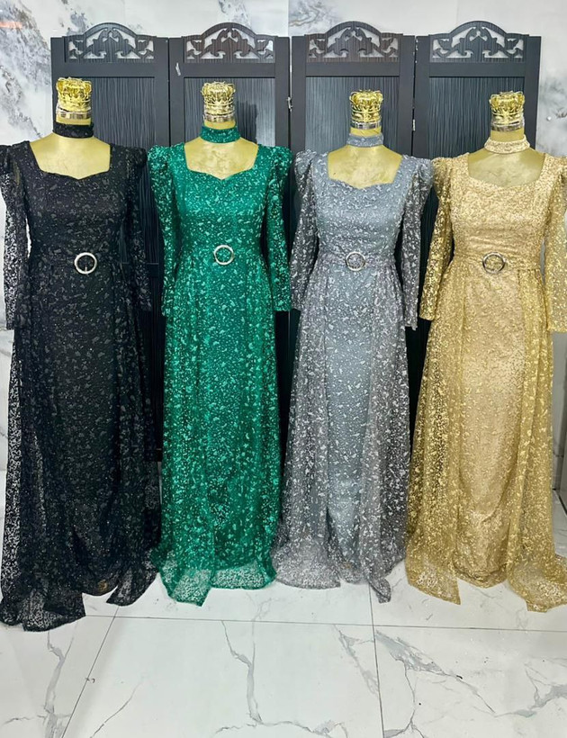 لباس مجلسی و شب ماکسی مدل گندم ٢
