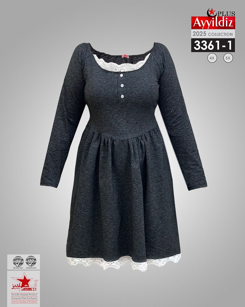 تونیک عروسکی زنانه سایز بزرگ کد 3361