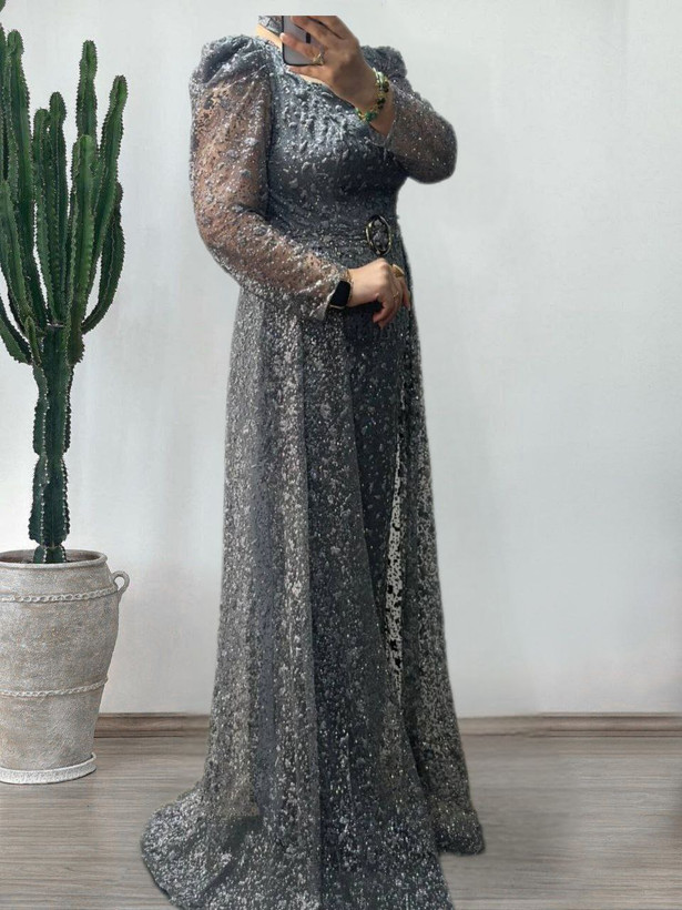 لباس مجلسی و شب ماکسی مدل گندم ٢