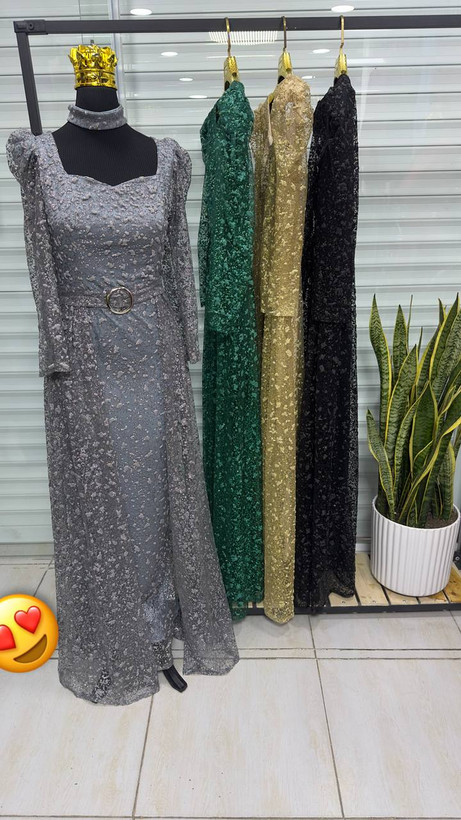 لباس مجلسی و شب ماکسی مدل گندم ٢