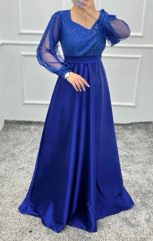 لباس مجلسی و شب ماکسی مدل سولینا