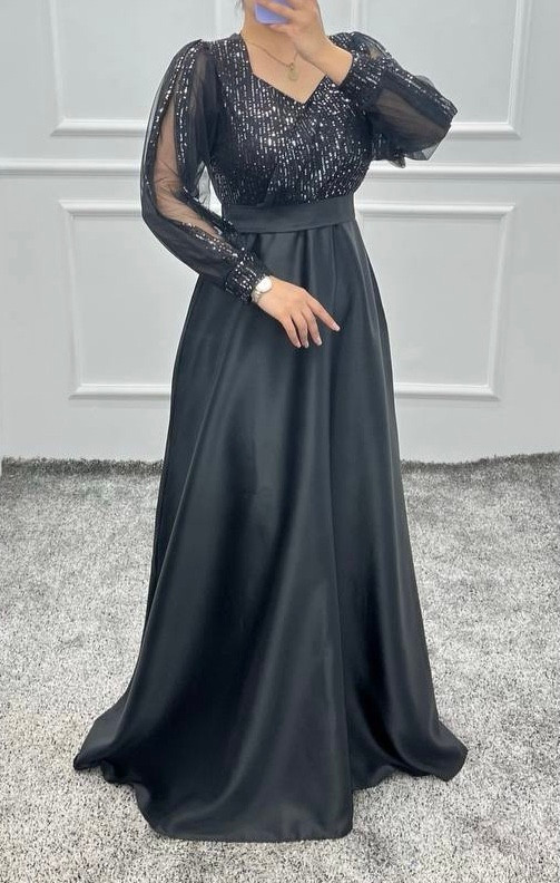 لباس مجلسی و شب ماکسی مدل سولینا
