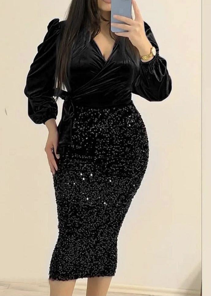 لباس مجلسی و شب میدی مدل شیدا
