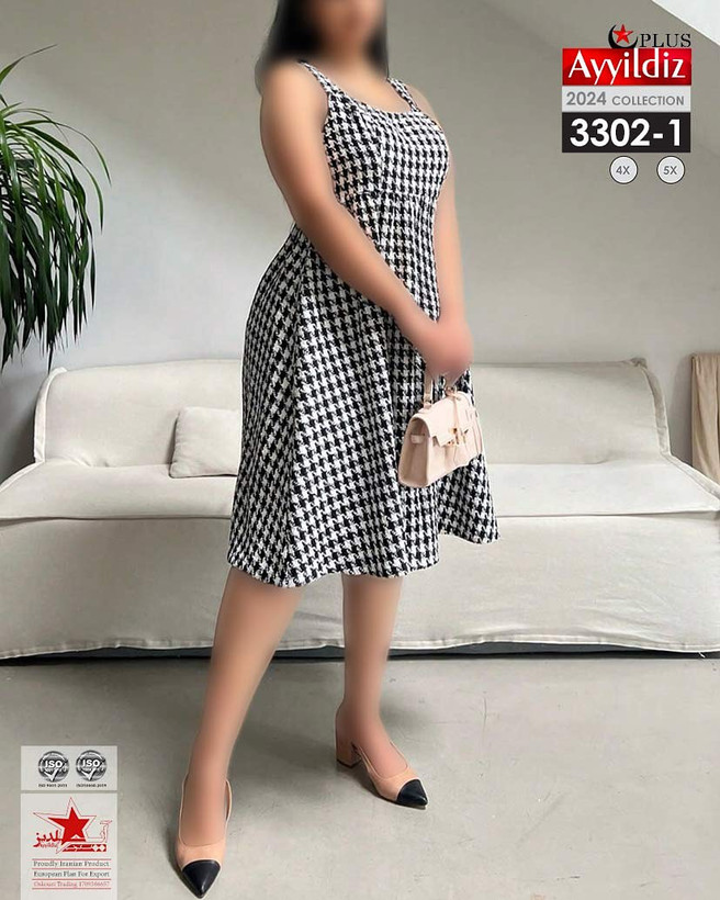 سارافون مجلسی زنانه سایز برگ کد 3302