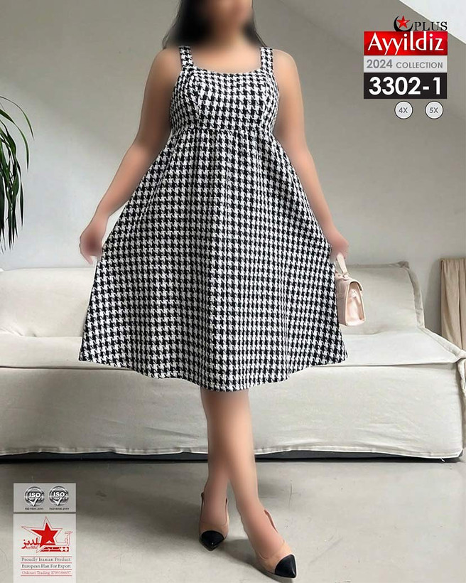 سارافون مجلسی زنانه سایز برگ کد 3302