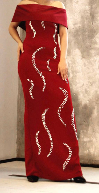 پیراهن مجلسی و شب ماکسی مدل نازنین