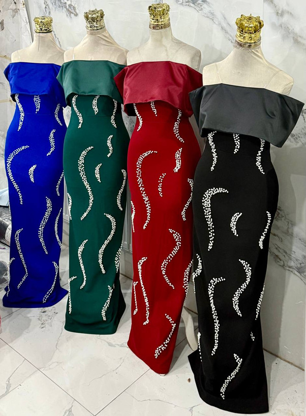 پیراهن مجلسی و شب ماکسی مدل نازنین
