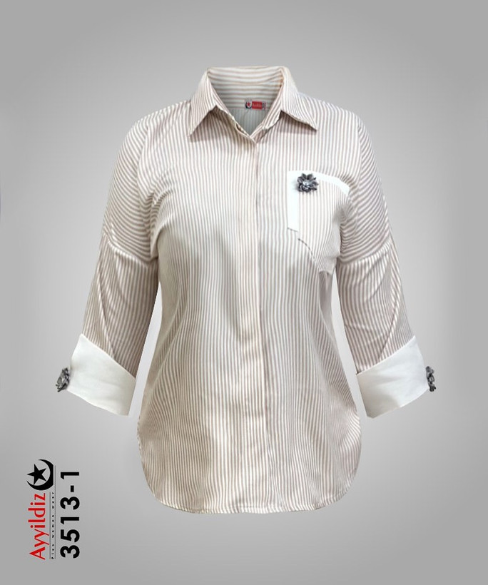 شومیز مجلسی خاص سایز بزرگ کد 3513