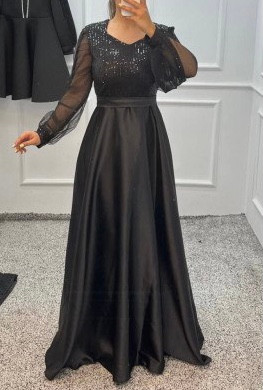 پیراهن مجلسی زنانه و شب ماکسی مدل سولینا سایز بزرگ
