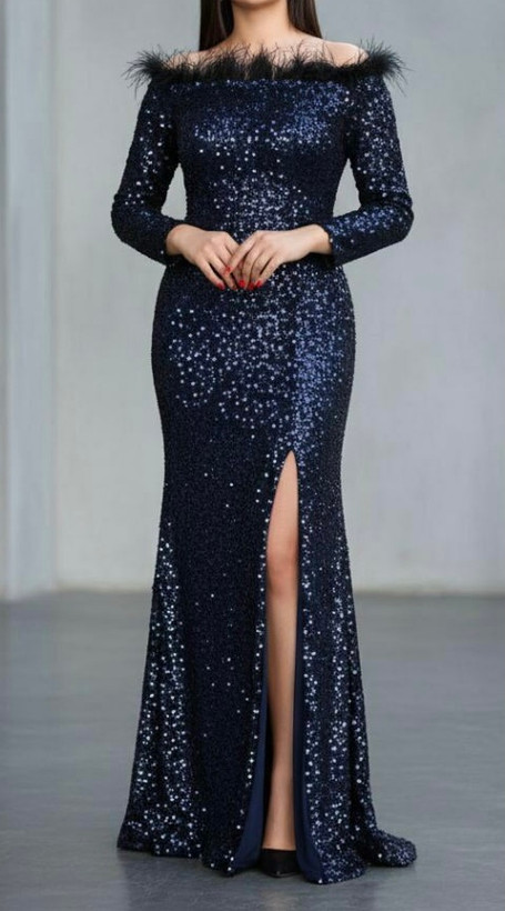 لباس مجلسی و شب ماکسی مدل امیلیا