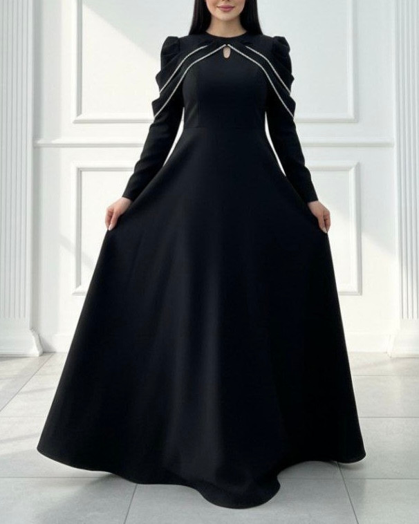 پیراهن زنانه مجلسی و شب ماکسی مدل ندا