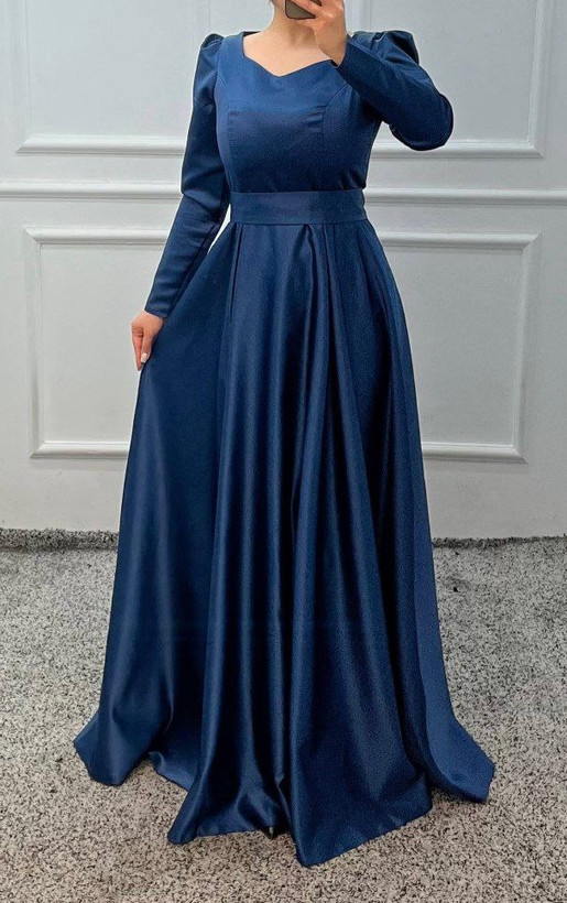 پیراهن زنانه مجلسی و شب ماکسی مدل پونه تک