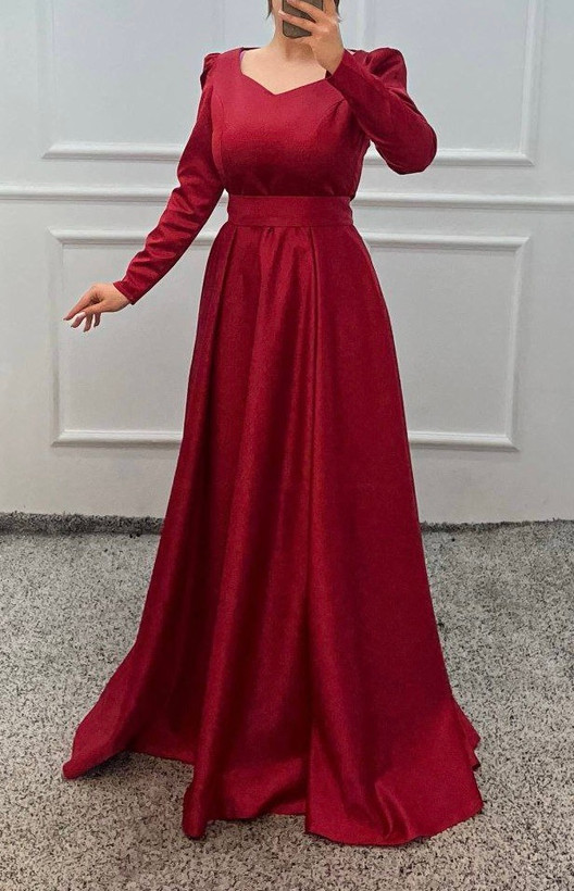 پیراهن زنانه مجلسی و شب ماکسی مدل پونه تک