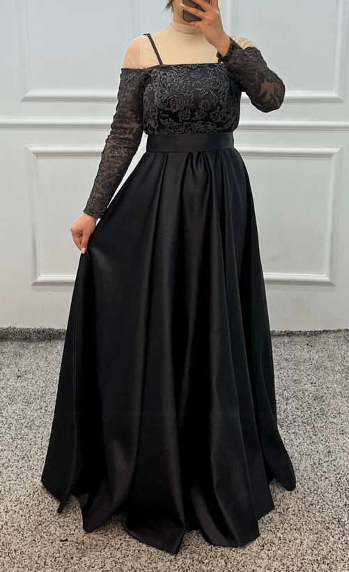 پیراهن زنانه مجلسی و شب ماکسی مدل طوبی تک