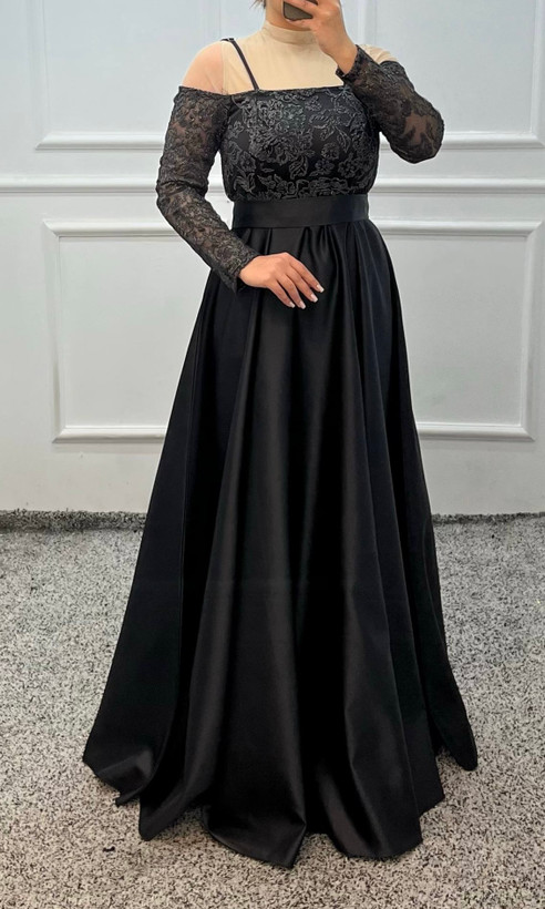 پیراهن زنانه مجلسی و شب ماکسی مدل طوبی تک