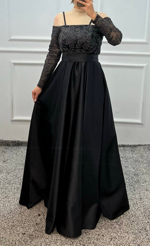 پیراهن زنانه مجلسی و شب ماکسی مدل طوبی تک