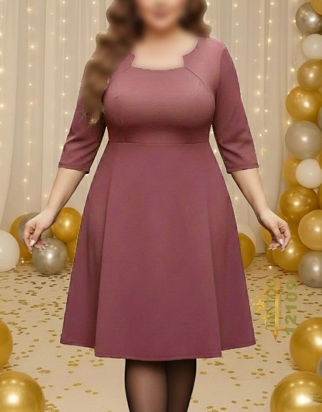 پیراهن مجلسی زنانه سایز بزرگ کد ۱۲۱۰۹