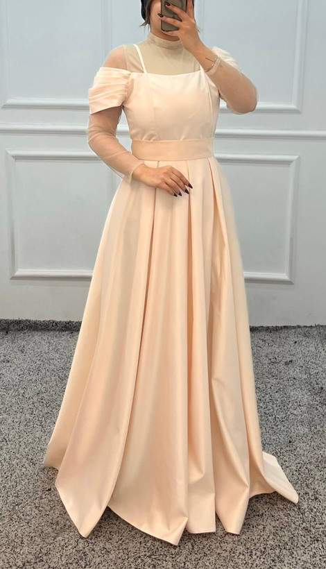 پیراهن زنانه مجلسی و شب ماکسی مدل مهناز