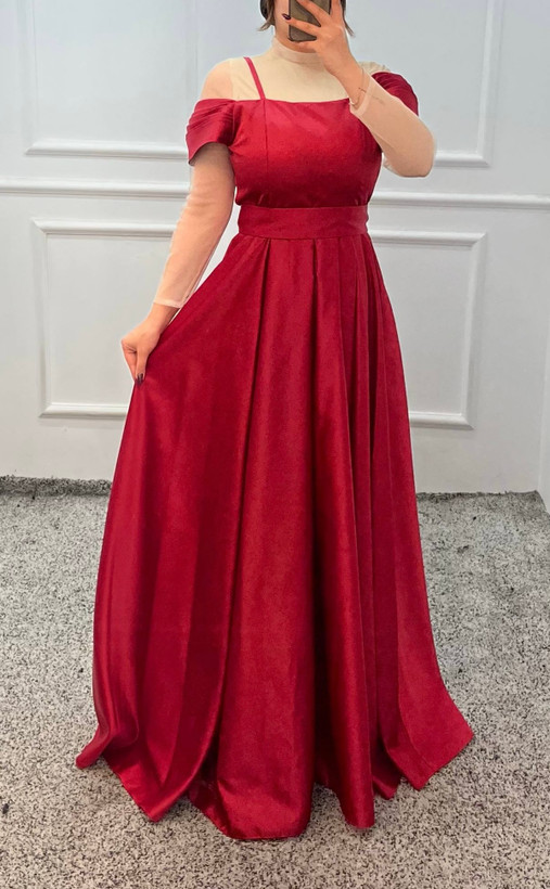 پیراهن زنانه مجلسی و شب ماکسی مدل مهناز