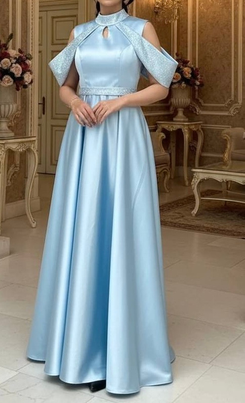 پیراهن مجلسی زنانه و شب ماکسی مدل افسانه
